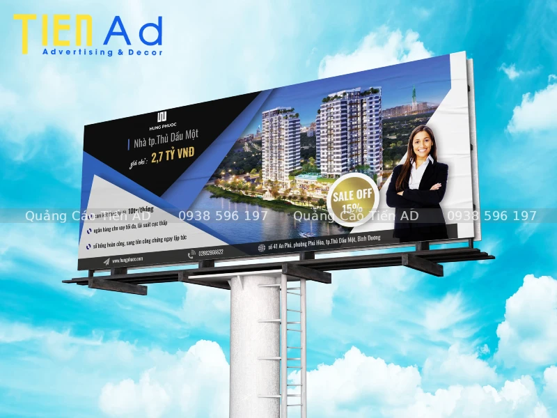 Mẫu pano quảng cáo dự án bất động sản - 1