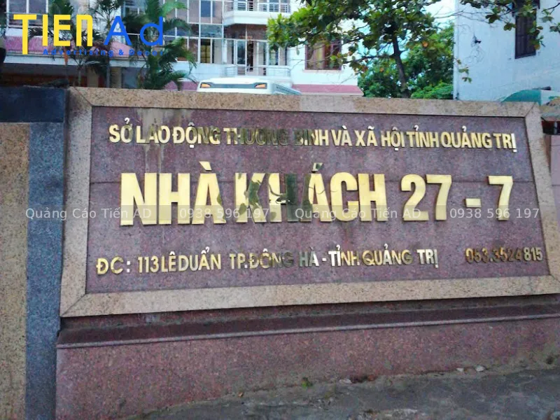 Màu sắc chữ nổi cổng tòa nhà, khu đô thị, khu công nghiệp được ưa chuộng