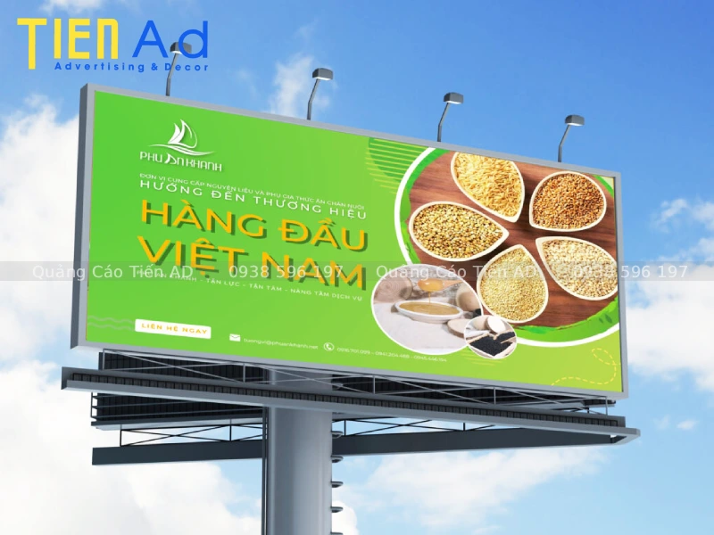 Mẫu thi công thay bạt trụ pano quảng cáo - 2