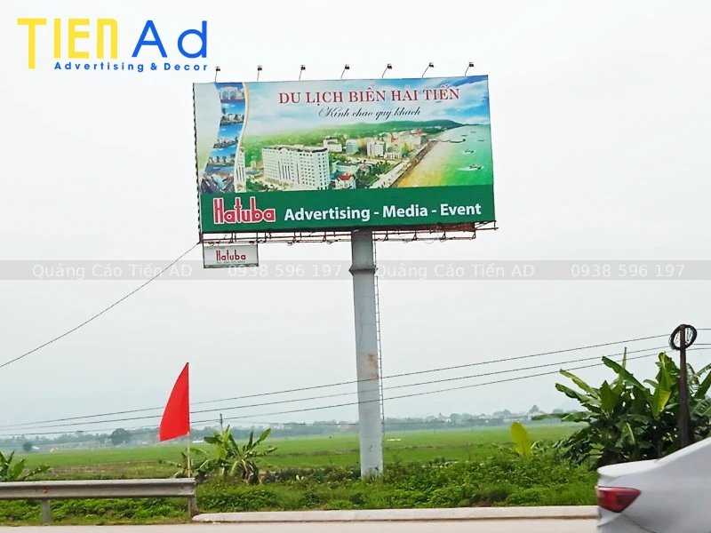 Mẫu thi công thay bạt trụ pano quảng cáo - 5
