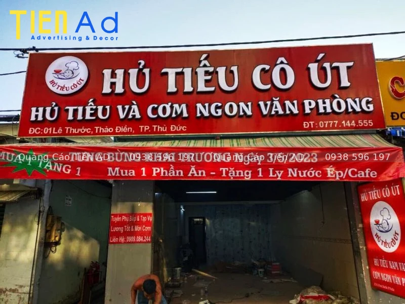 Mẫu thiết kế bảng hiệu hủ tiếu - 1