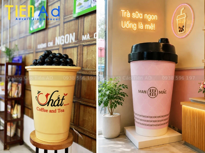 Mẫu thiết kế ly trà sữa khổng lồ - 1