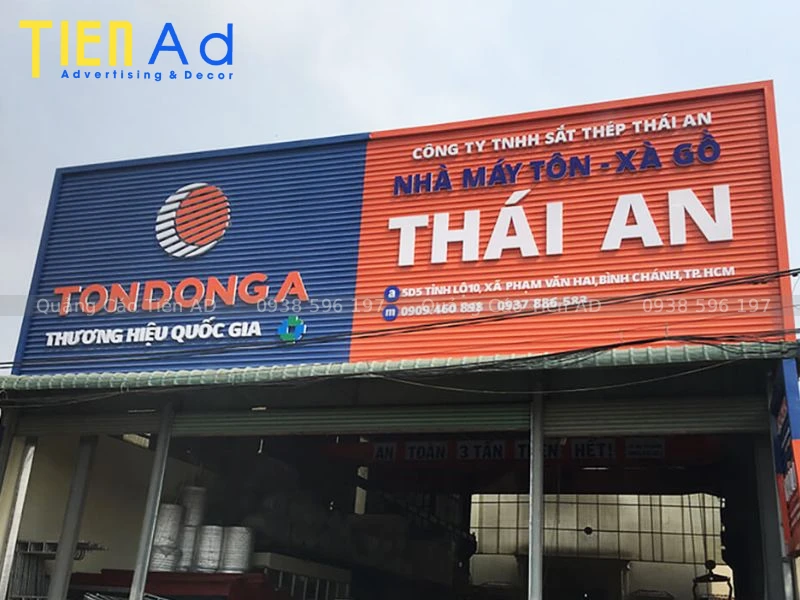 Mẹo thiết kế thu hút khi làm bảng hiệu quảng cáo Bình Chánh