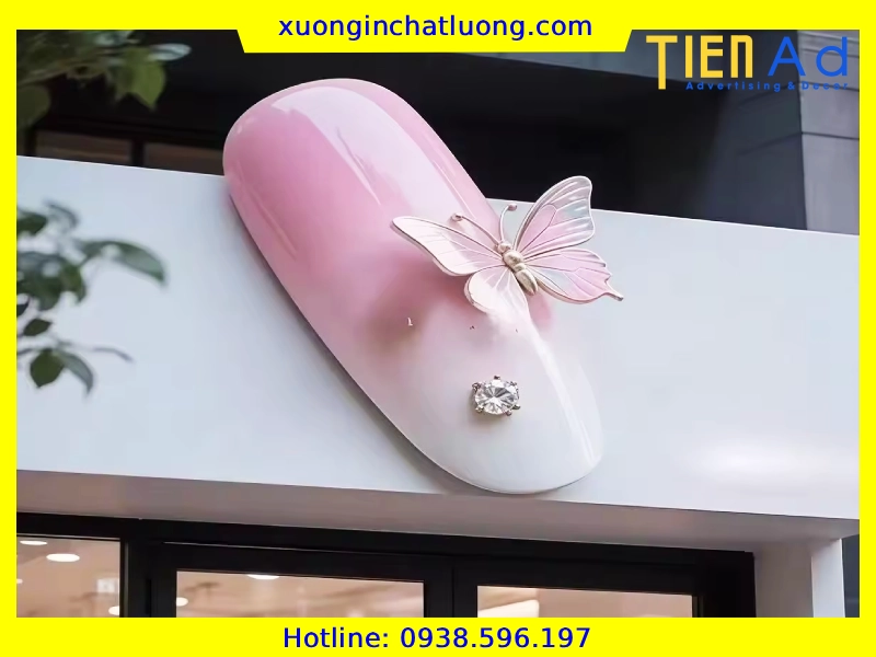 Mô Hình Composite Tiệm Nail Theo Yêu Cầu Giá Rẻ