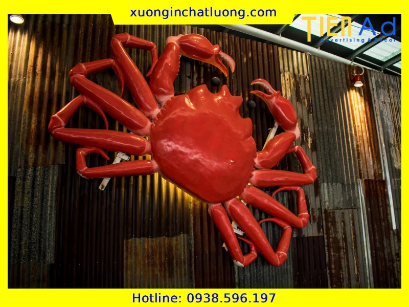 Mô Hình Con Cua Bằng Composite Theo Yêu Cầu