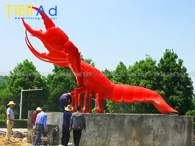 Mô Hình Con Tôm Bằng Composite
