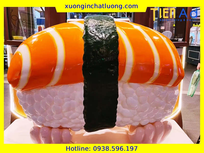 Mô Hình Sushi Bằng Composite Theo Yêu Cầu Tại TP.HCM