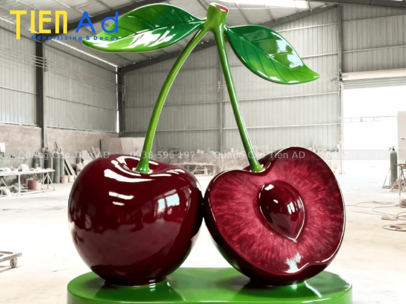 Mô Hình Trái Cây Khổng Lồ Bằng Composite