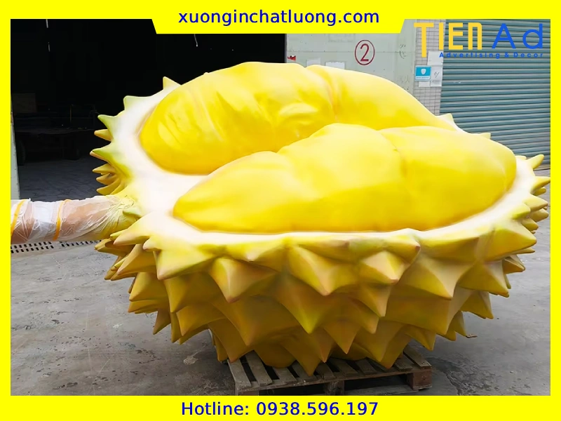 Mô Hình Trái Sầu Riêng Bằng Composite Theo Yêu Cầu