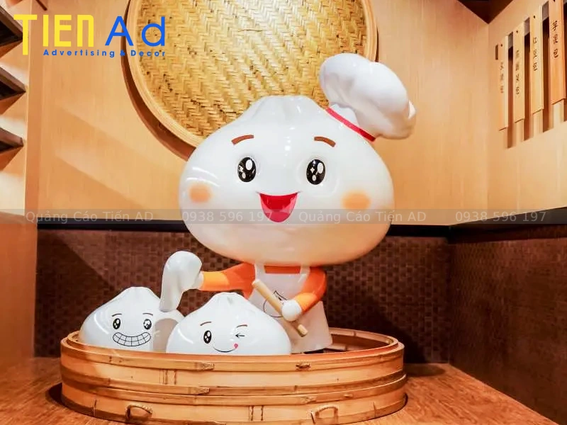 Mô hình bánh bao bằng composite