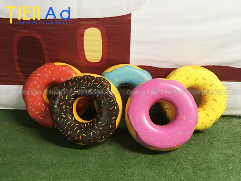 Mô hình bánh donut bằng composite - 1