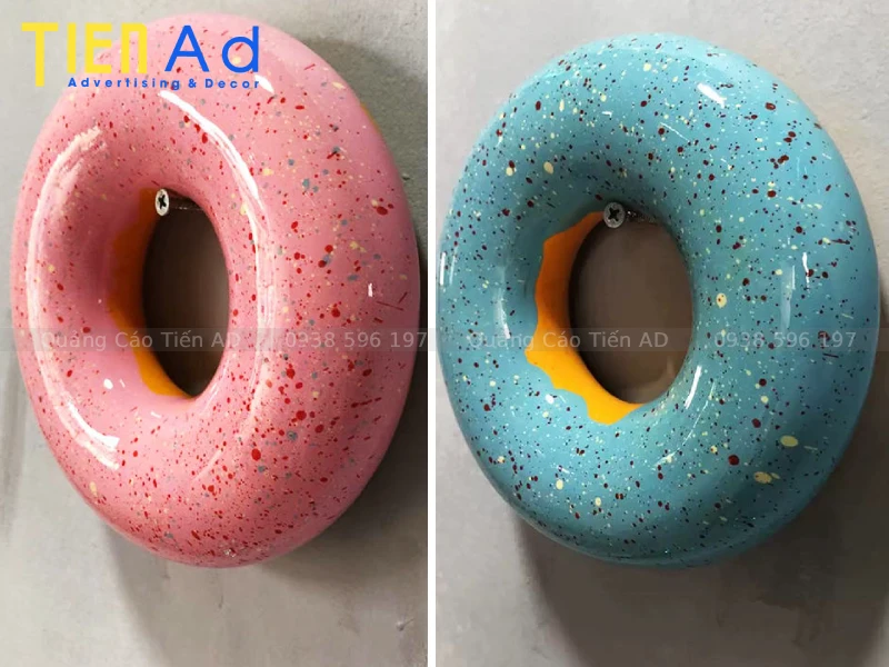 Mô hình bánh donut bằng composite - 2