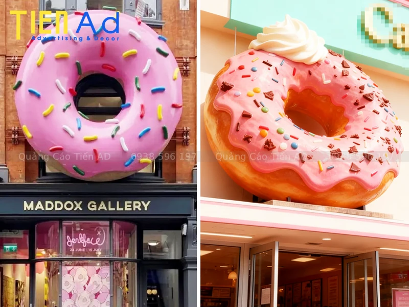 Mô hình bánh donut bằng composite - 3