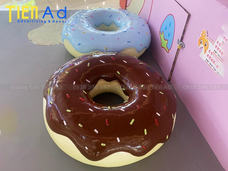 Mô hình bánh donut bằng composite - 7