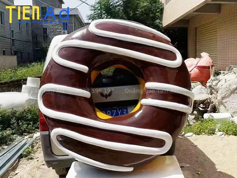 Mô hình bánh donut bằng composite - 8
