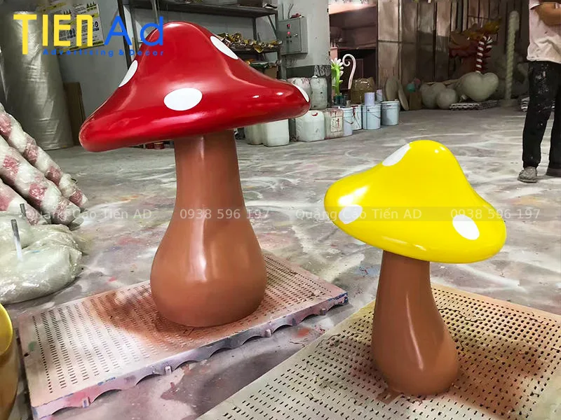 Mô hình cây nấm bằng composite phù hợp với những lĩnh vực kinh doanh nào