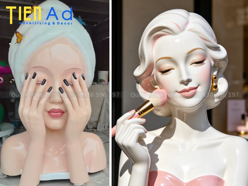 Mô hình cô gái composite cho spa làm đẹp là gì