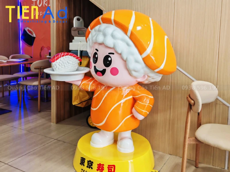 Mô hình sushi bằng composite