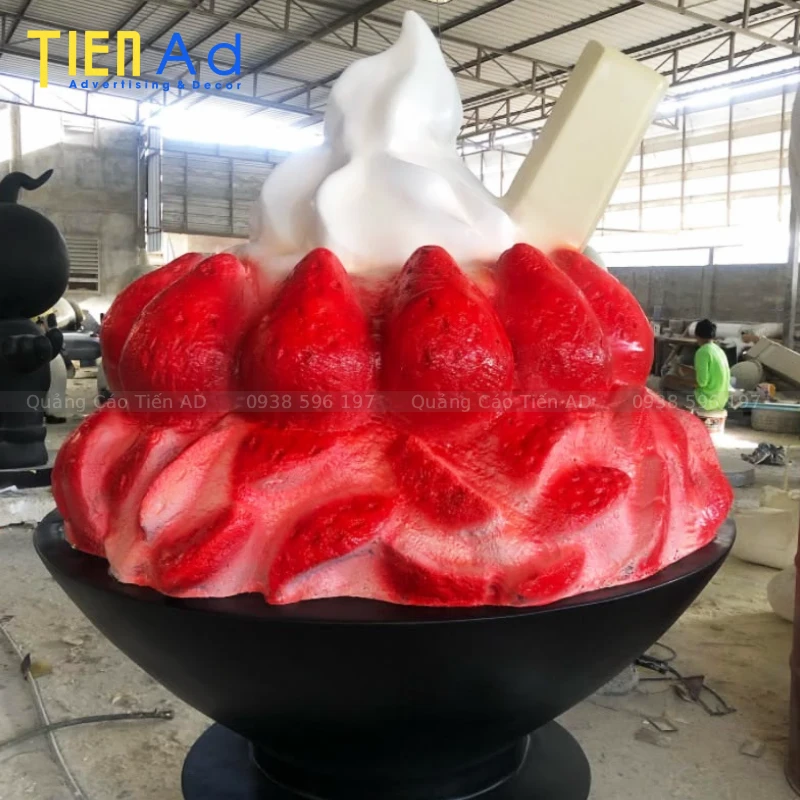 Mô hình tô bingsu composite