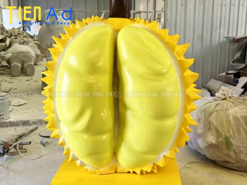 Mô hình trái sầu riêng bằng composite