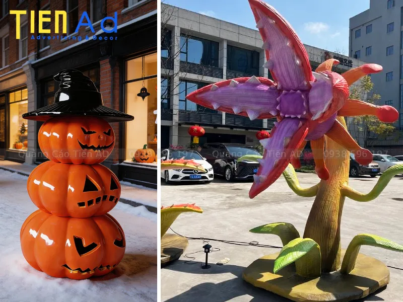 Mô hình trang trí Halloween bằng composite có gì nổi bậtMô hình trang trí Halloween bằng composite có gì nổi bật