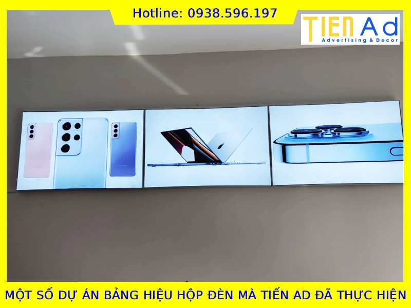 Một số dự án bảng hiệu hộp đèn mà TIẾN AD đã thực hiện