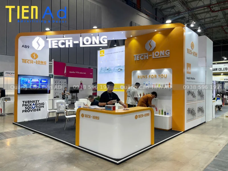 Một số hình ảnh tại dự án thi công gian hàng triển lãm SECC