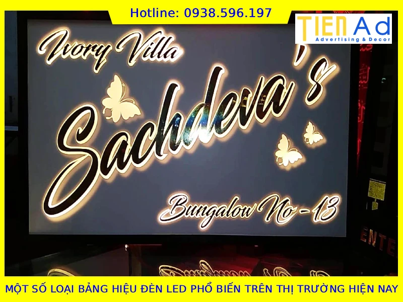 Một số loại bảng hiệu đèn led phổ biến trên thị trường hiện nay