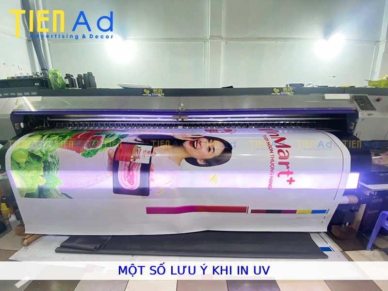 Một số lưu ý khi in UV