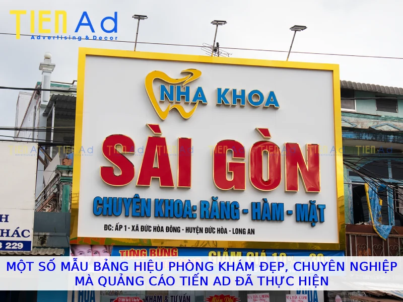 Một số mẫu bảng hiệu phòng khám đẹp chuyên nghiệp mà Quảng Cáo Tiến AD đã thực hiện