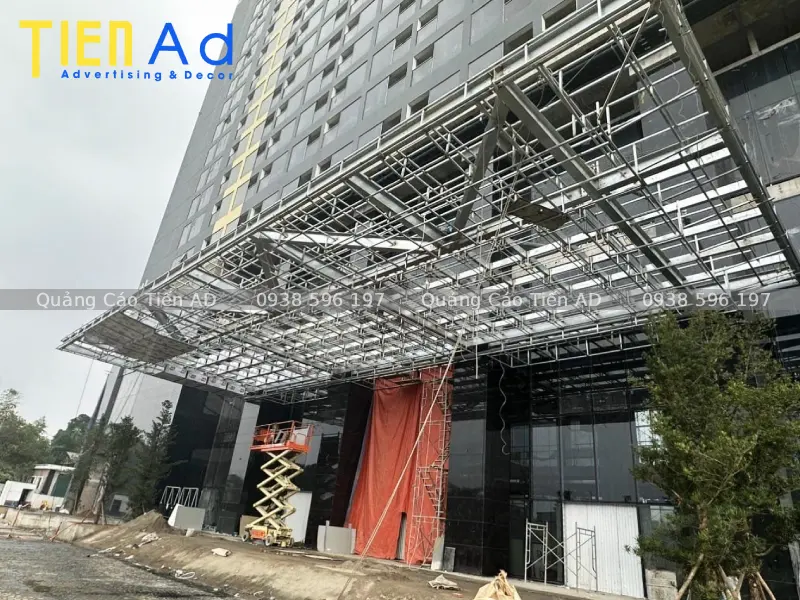 Một số mẫu mái sảnh alu đẹp