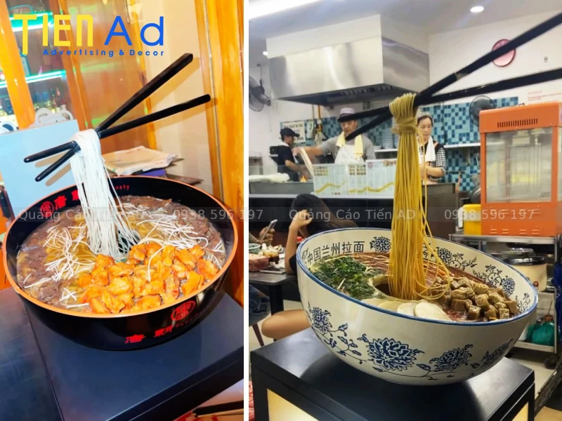 Một số mẫu mô hình tô mì composite được ưa chuộng hiện nay