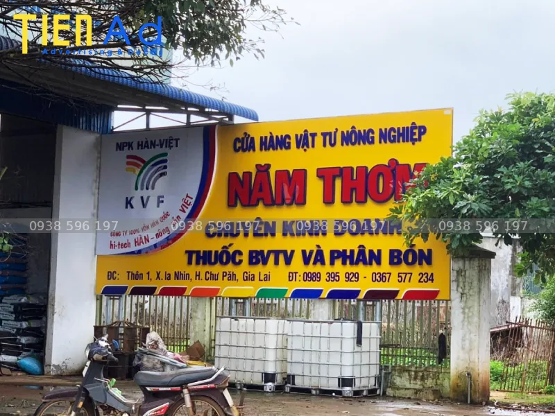 Nên làm bảng hiệu cửa hàng vật tư nông nghiệp ở đâu tại TP.HCM