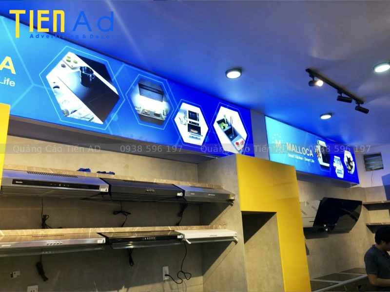 Nguyên lý hoạt động của hộp đèn không viền