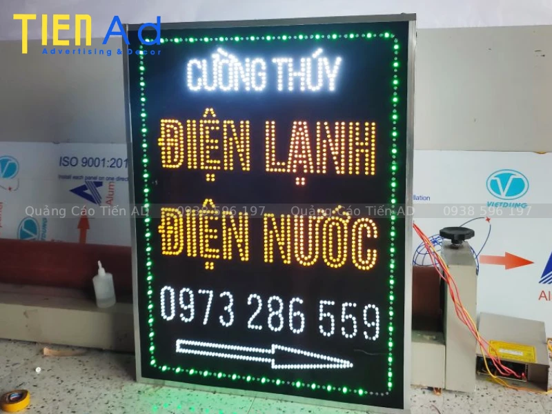 Những chất liệu làm biển vẫy LED vừa túi tiền mà vẫn đảm bảo độ bền