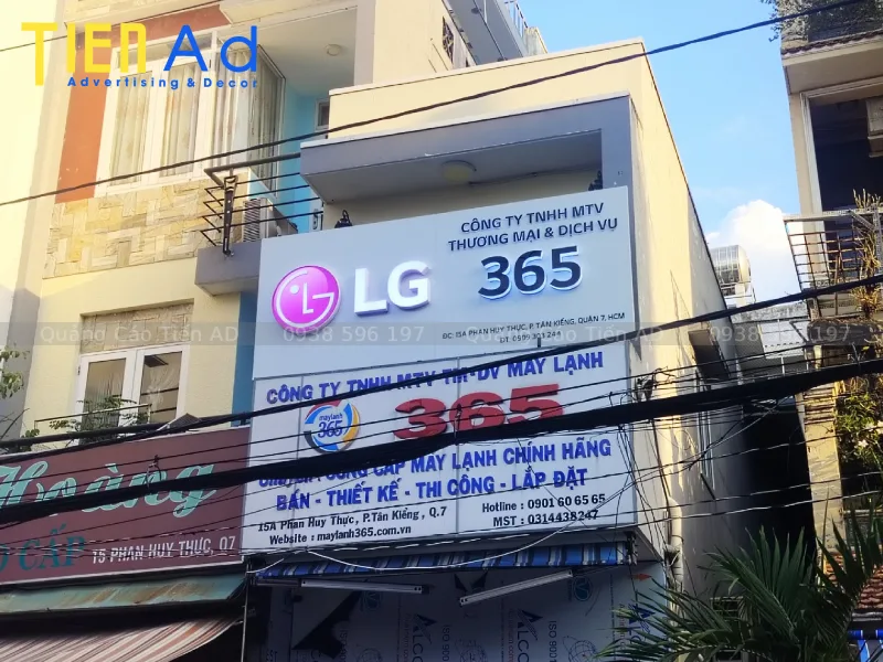 Những gam màu bảng hiệu quảng cáo Quận 7 dễ thu hút ánh nhìn