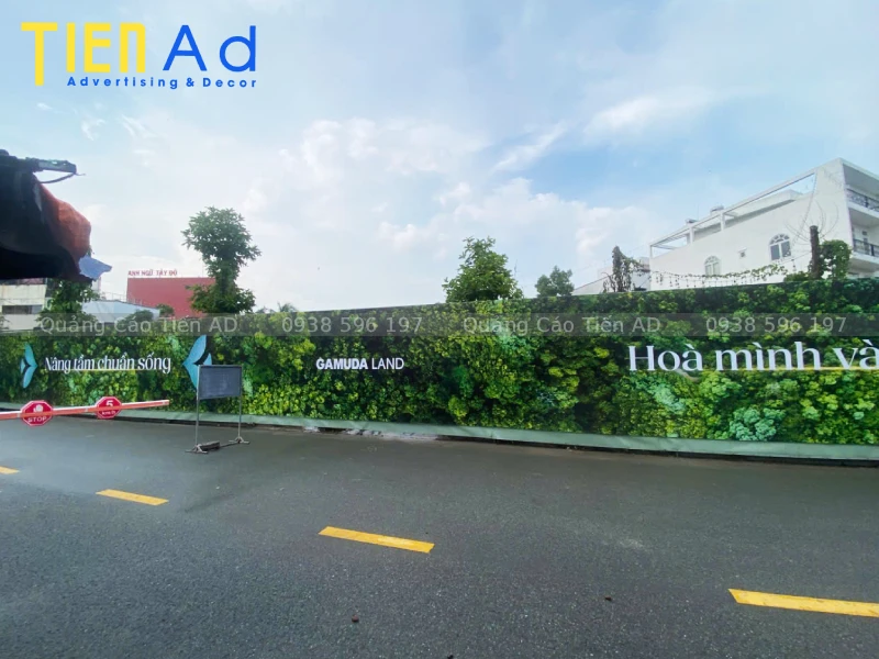 Những hạng mục Tiến AD thi công hoarding dự án The Meadow cho Gamuda Land