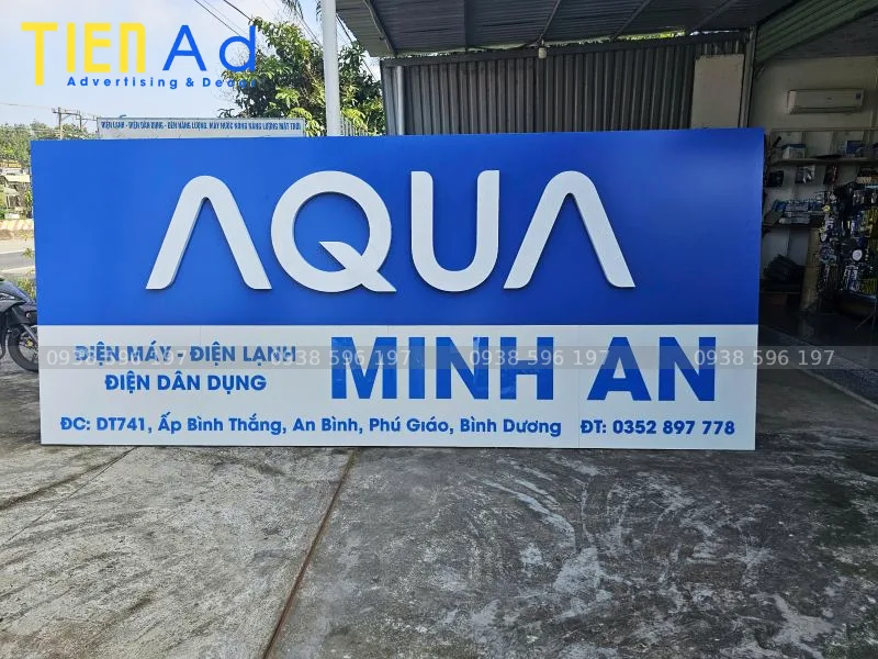 Những kiểu bảng hiệu điện lạnh được khách chú ý nhiều nhất