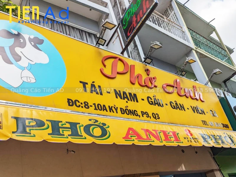 Những lỗi thường gặp khiến bảng hiệu tại Quận 3 nhanh xuống cấp và mất thẩm mỹ