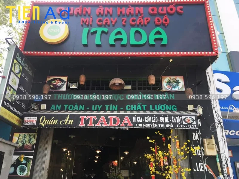 Những lưu ý cần tránh khi làm bảng hiệu mì cay