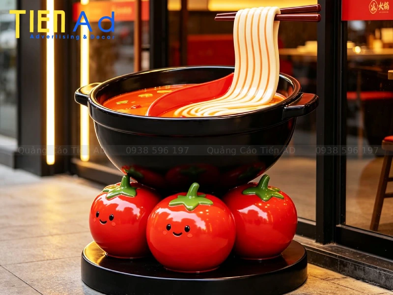 Những lưu ý khi đặt làm mô hình nồi lẩu composite theo yêu cầu