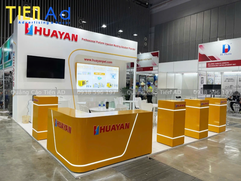 Những lưu ý khi thiết kế thi công gian hàng triển lãm SECC