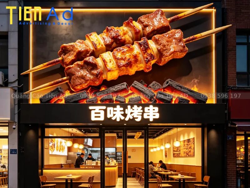 Những lưu ý quan trọng khi đặt làm mô hình thịt xiên nướng khổng lồ bằng composite