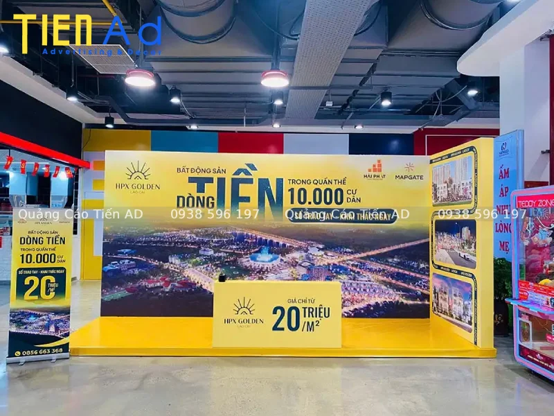 Những lưu ý quan trọng khi thi công booth bất động sản