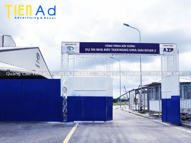 Những lưu ý quan trọng khi thiết kế và thi công cổng chào bất động sản