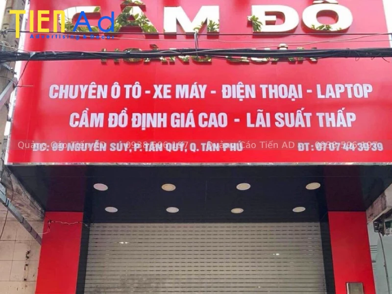 Những ngành nghề cần đầu tư mạnh vào làm bảng hiệu quảng cáo Quận Tân Phú
