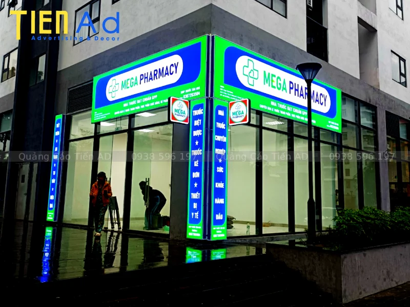 Những quy định cần nắm khi làm hộp đèn quầy thuốc tây chuẩn GPP