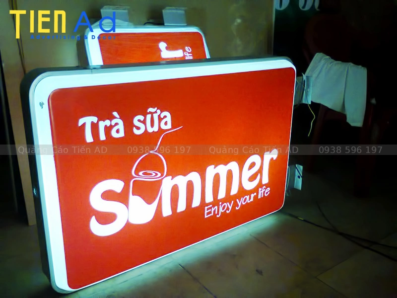Những sai lầm cần tránh khi làm hộp đèn trà sữa