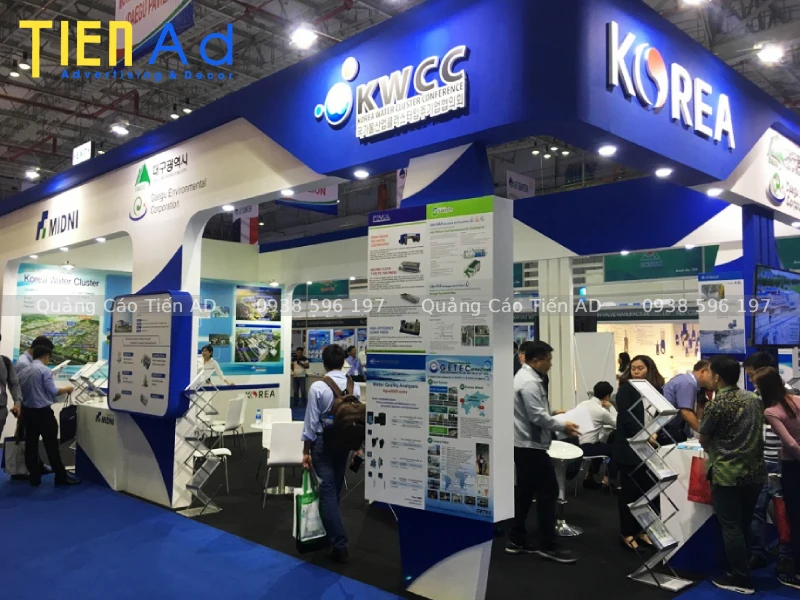 Những yếu tố cần lưu ý khi thi công booth quảng cáo