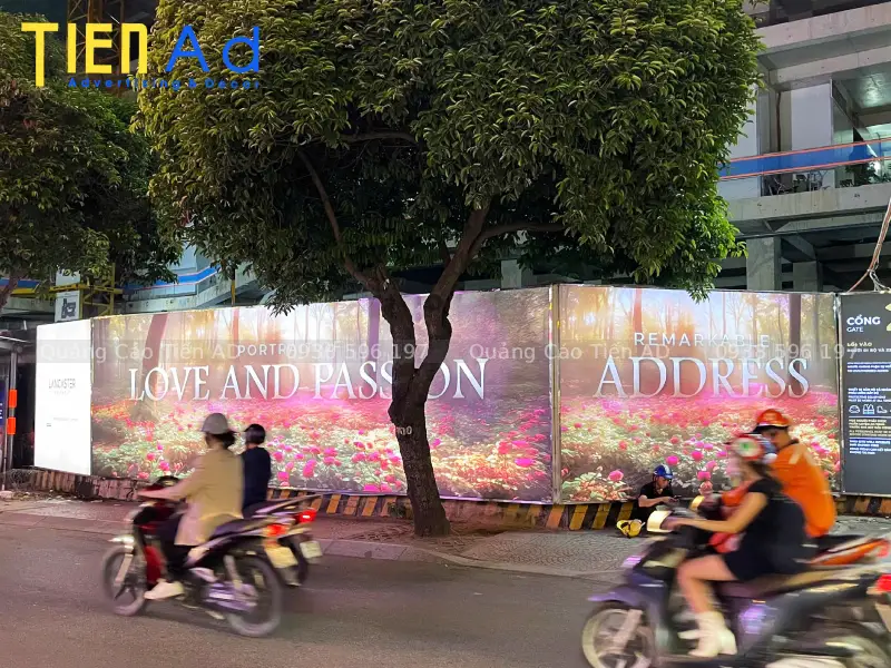 Phương án thi công hàng rào dự án Lancaster Legacy cho Tập đoàn Trung Thủy